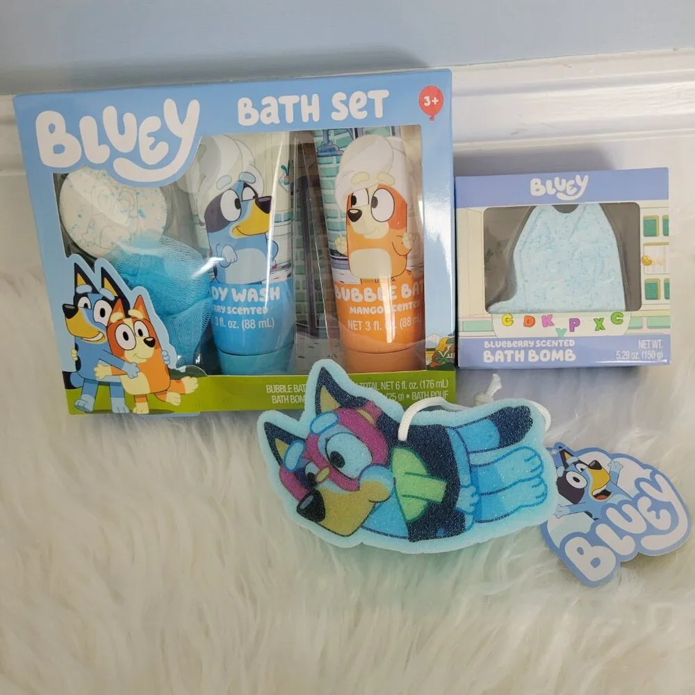 Bluey Bath Set Bundle